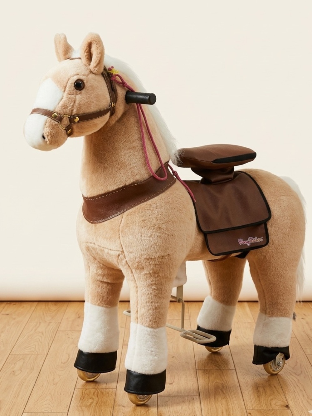 Large PonyRider Horse Ride-on Pony Walking Horse Toy Mechanical Horse Gift